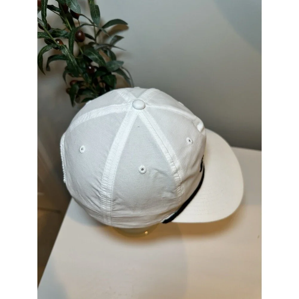 Richardson 256 Umpqua Rope Hat White COHA 5 Panel Snapback Grandpa Cap Retro-VTG